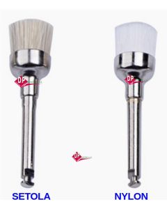 Spazzolini per profilassi in Nylon  o Setola naturale montati RA 50pz