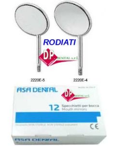 Specchietti rhodio ASA Dental     12pz