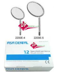 Specchietti vetro ASA Dental 12pz