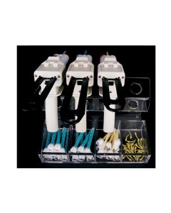 SUPPORTO PER   PISTOLE DISPENSER 4  CON SCOMPARTI 