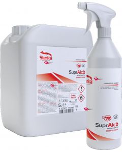 Supralcò  Spray alcolico per superfici /apparecchiature (vedi ZETA 3 e FD333)  DISPOSITIVO MEDICO 1LT 