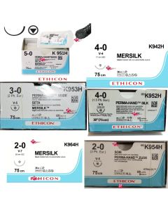 Aghi sutura Ethicon Seta  K 942- K951 - K952 - K953 - K954 - K964  36pz