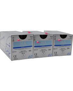 Aghi sutura "SMI " SETA - ago tondo cilindrico ½ Cerchio HR 20mm