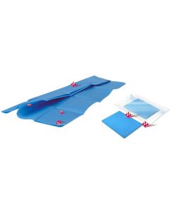 Teli Chirurgici  Sterili azzurri 100x150  10pz