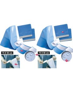 Teli Chirurgici Sterili  con Lato ADESIVO  10pz (e)