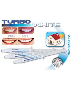 Sbiancamento Whitening Turbo White  Perossido di Carbamide     Night 10% e Day 16%