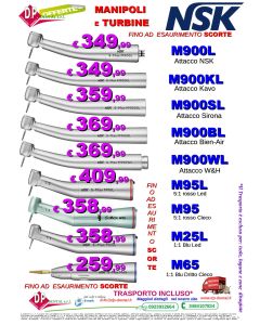 MANIPOLI E TURBINE NSK -OFFERTA-