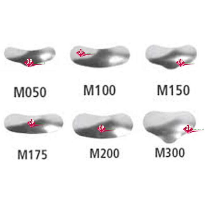 100 Matrici Dentali Metalliche Sezionali - Fascia Morbida Per Odontoiatria (S/M/L)