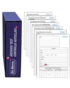 Raccoglitore ARCHIVIO PER TEST DI STERILIZZAZIONE