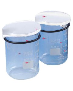 Bicchiere vetro Pyrex universale con Coperchio.  per ultrasuoni, 600 ml, 