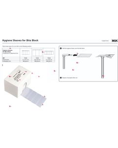 HYGIENE SLEEVES X BITE BLOCK Protezioni Igieniche MGK 500pz.