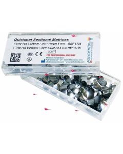  QUICKMAT MATRICI SEZIONALI POLYDENTIA 100pz.