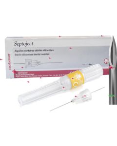 AGHI SEPTOJECT NUOVI  a triplo Smusso siliconato  100pz.