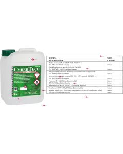  Disinfettante Alcolico  CT ULTRACLEAN PLUS SURFACE LEMON  - 5LT